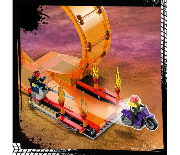 LEGO City 60339 Kaskaderska arena z dwoma pętlami - 1041296 - zdjęcie 7